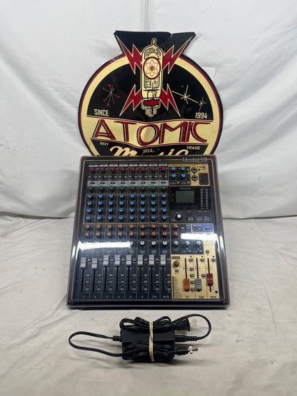 TASCAM Model 12 Mixer / Audio Interface / Recorder / Controller with Power Supply and Deck Saver Cover