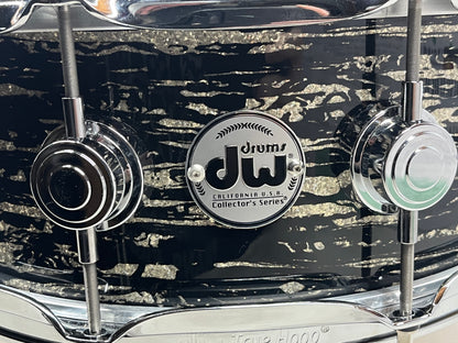 DW Collector's Series Snare Maple 333 14" x 5.5" - Black Oyster Glass