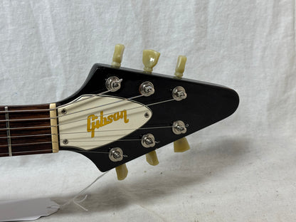 Gibson Flying V Guitar with TKL Case - mods 1993 - Ebony / Black