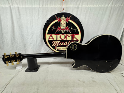 Gibson USA Custom Shop Les Paul Custom Guitar with COA + Case 2023 - Ebony / Black