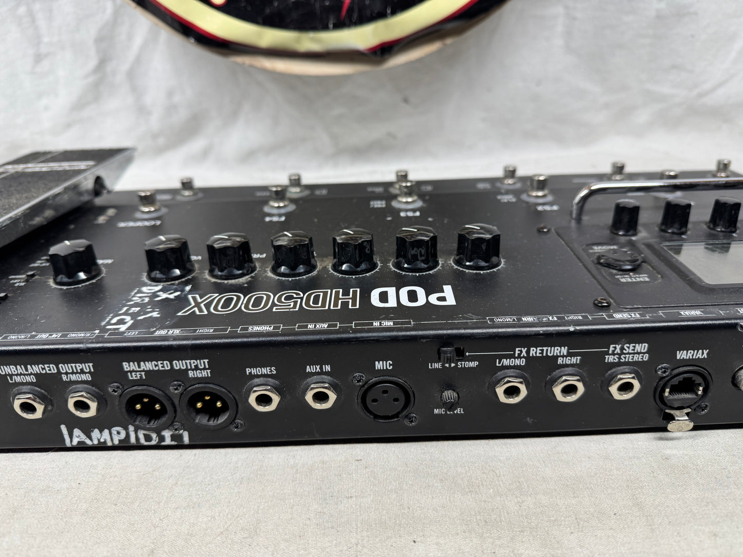 Line 6 POD HD500X Guitar Multi-Effects Preamp Pedal with Power Supply