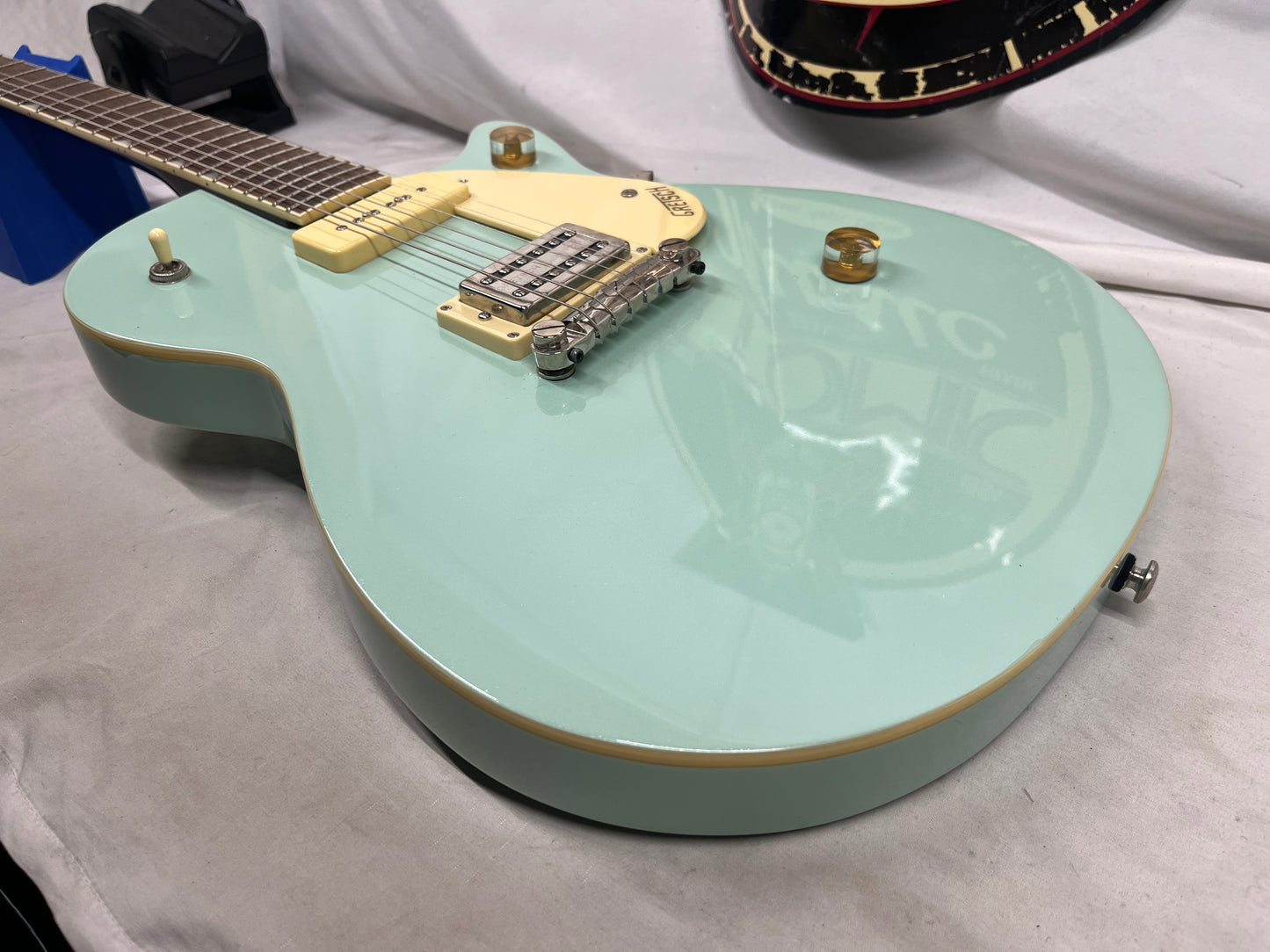 Gretsch G2215-P90 Streamliner Junior Jet Club Singlecut Electric Guitar - Mint Metallic