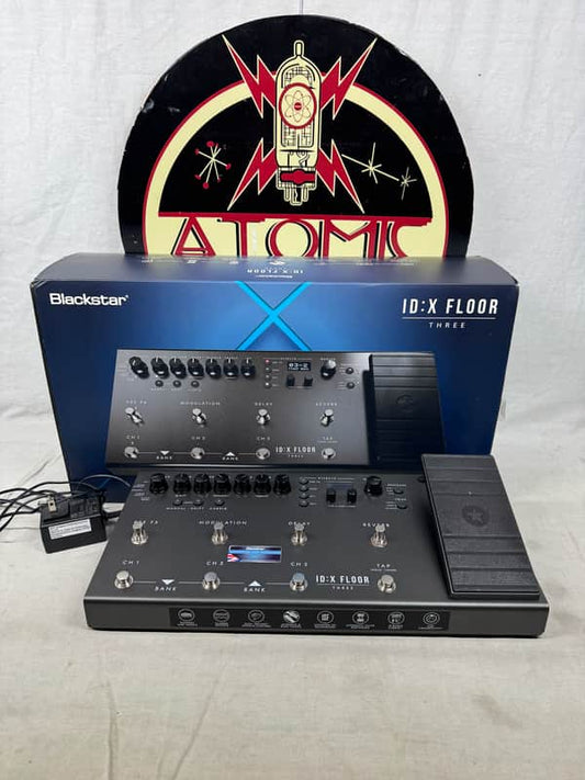 Blackstar ID:X Floor Three Guitar Multi-Effects Pedal with Power Supply + Box