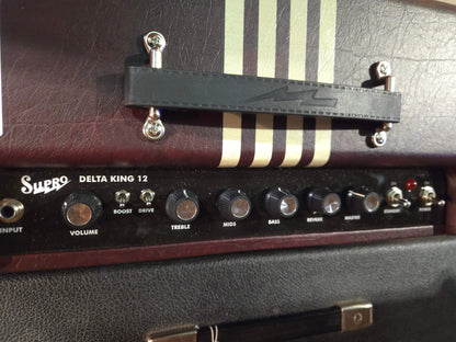 Supro 1822R Delta King 12 15-Watt 112 1x12 Guitar Combo Amplifier - Burgundy / Cream Stripes - Local Pickup Only