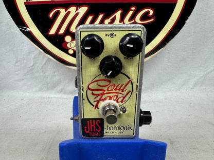 Electro-Harmonix Soul Food Overdrive Pedal - klone - modified by JHS Pedals