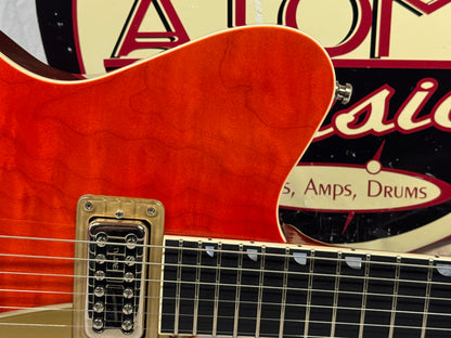 Koll Guitar Company Duo Glide Semi-Hollowbody Guitar with Case 2010 - Round Up Orange
