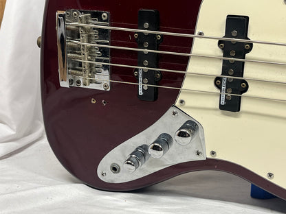 Fender Standard 4-String Electric Jazz Bass MIM - Made in Mexico - Midnight Wine