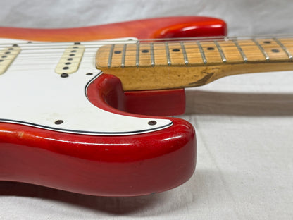 Fender USA Stratocaster Guitar with Case - neck has been re-fin'd / re-fretted / re-shaped 1982