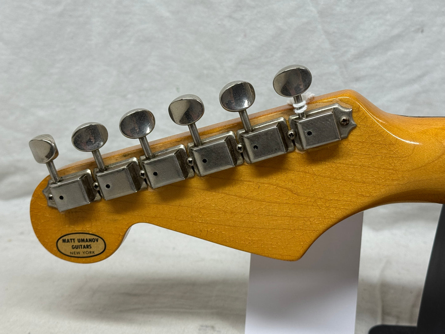 Fender USA Vintage Series '62 1962 Stratocaster Guitar with Case pot codes date to 1988 - Black / Rosewood fingerboard