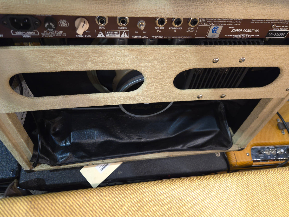 Fender Super-Sonic 112 2-Channel 60-Watt 1x12" Guitar Combo 2006 - 2011 - Blonde - Local Pickup Only