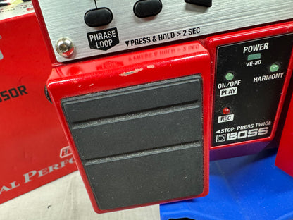 Boss VE-20 ve20 Vocal Performer Processor Pedal with Box - **broken pot** 2013