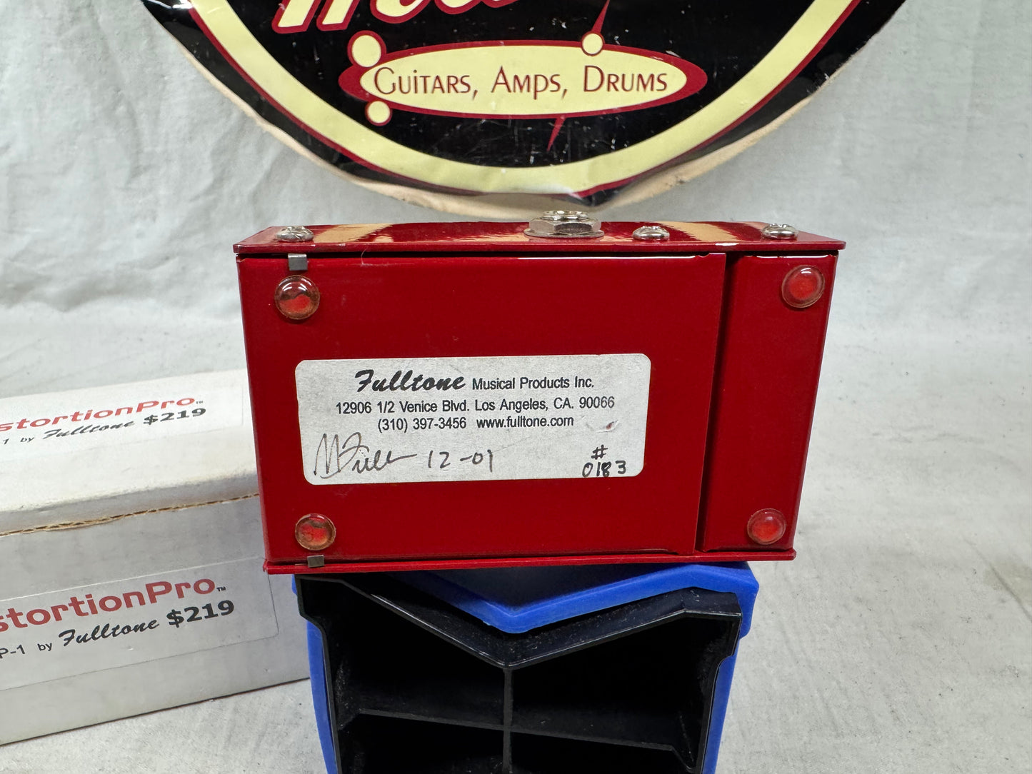 Fulltone DP-1 dp1 Distortion Pro Distortion Pedal with Box 2001