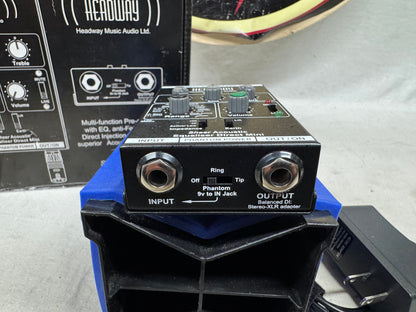 Headway Music Audio EDM-1 edm1 Acoustic Battery Preamp Module with Power Supply + Box
