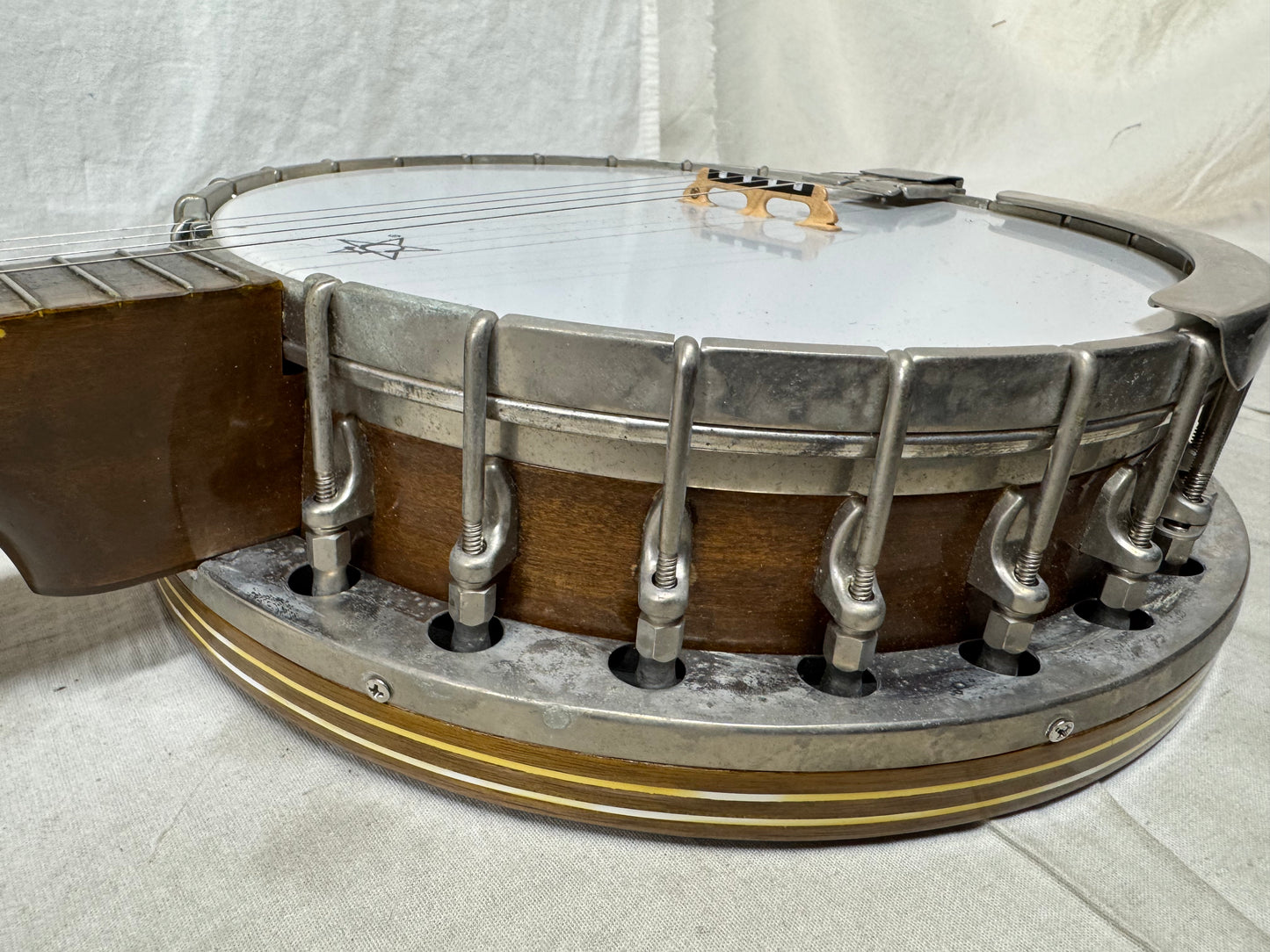 Bacon Peerless ? 4-string Banjo with Case - previously owned by Charlie Byrd