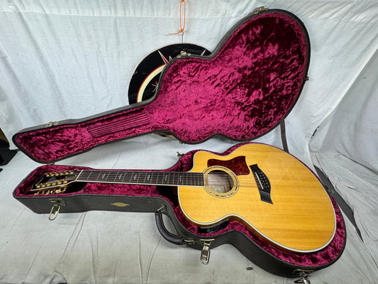 Taylor 655-CE 655ce 12-string Acoustic Guitar with Case 2000