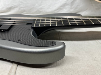 Brubaker JXB-USA-5 JXB-5 jxb5 5-string Bass with Bag 2025 - Silver Steel Satin