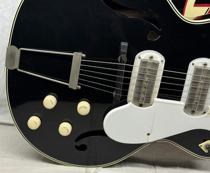 Sears Silvertone H1427 Espanada Archtop Hollowbody Guitar with Case 1965