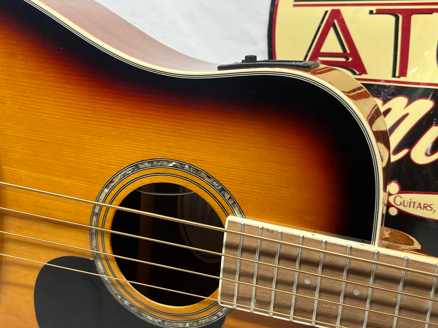 Mitchell EZBSB Super Short-Scale Acoustic Electric 4-String Bass