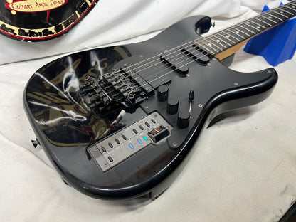 Casio PG-380 Electric Guitar Synthesizer 1980s - Black