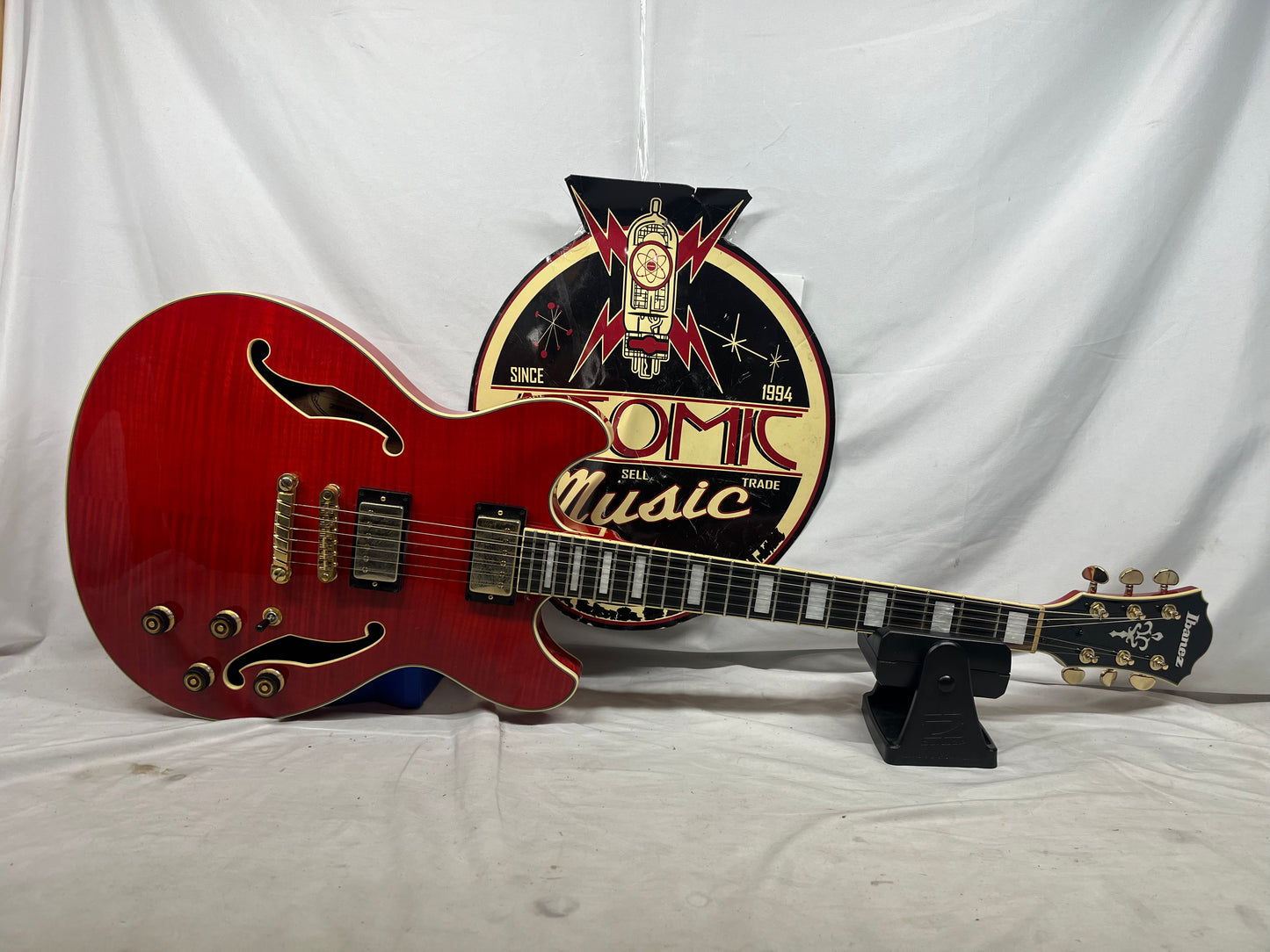 Ibanez AS93FM Doublecut Semi-Hollow Body Electric Guitar - Transparent Cherry Red