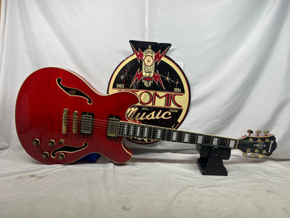 Ibanez AS93FM Doublecut Semi-Hollow Body Electric Guitar - Transparent Cherry Red