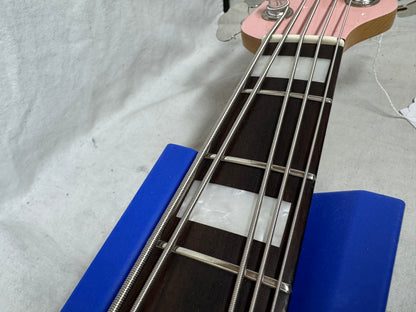 G&L JB-5 jb5 5-string Bass with Case 2021 - Shell Pink