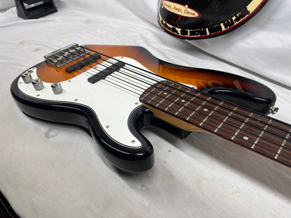 Squier P-Bass Precision Bass Special-5 5-String Electric Bass - Brown Sunburst
