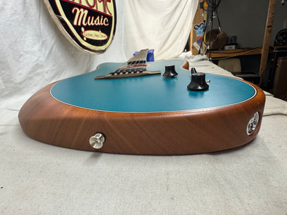 Fender American Acoustasonic Jazzmaster Guitar with Gig Bag 2021 - Ocean Turquoise / Ebony fingerboard