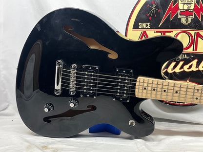 Squier Affinity Series Starcaster Semi-Hollow Body Electric Guitar - Black