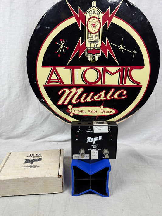 RapCo AB-100 ab100 The Connection ABY Pedal with Box - modified for XLR