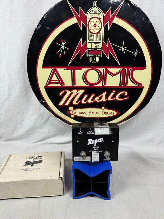 RapCo AB-100 ab100 The Connection ABY Pedal with Box - modified for XLR