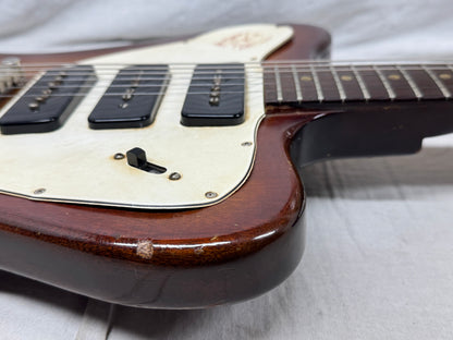 Gibson Firebird III 3 Non-Reverse Guitar with Case 1968 - Sunburst