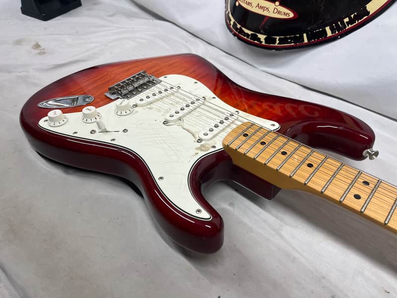 Fender Standard Stratocaster Strat Plus Top Electric Guitar - Image 16