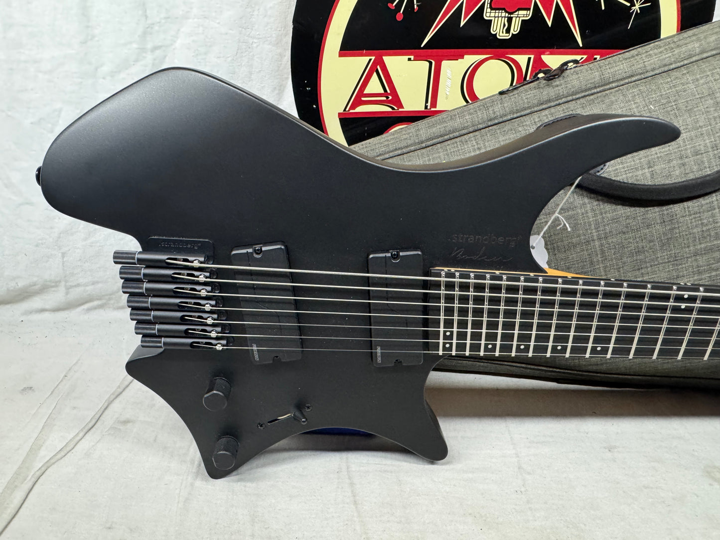 Strandberg Guitars Boden NX7 nx 7 Metal Headless 7-string Multiscale Guitar with Gig Bag 2024 - Black