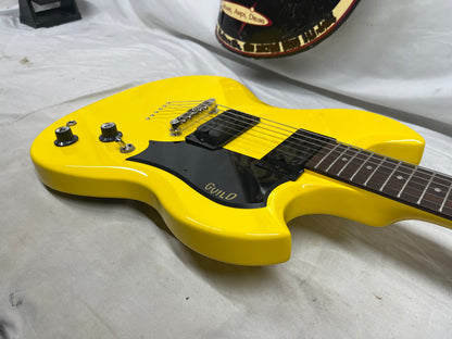 Guild Polara Doublecut HH Electric Guitar - Voltage Yellow
