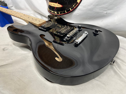Squier Affinity Series Starcaster Semi-Hollow Body Electric Guitar - Black