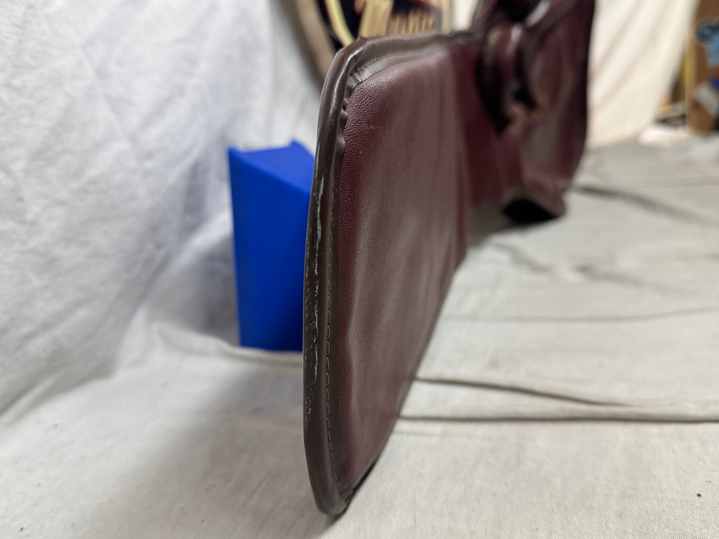Victoria Vintage Plasti-Leather (Leather/Vinyl) Gig Bag 1950s - Brown