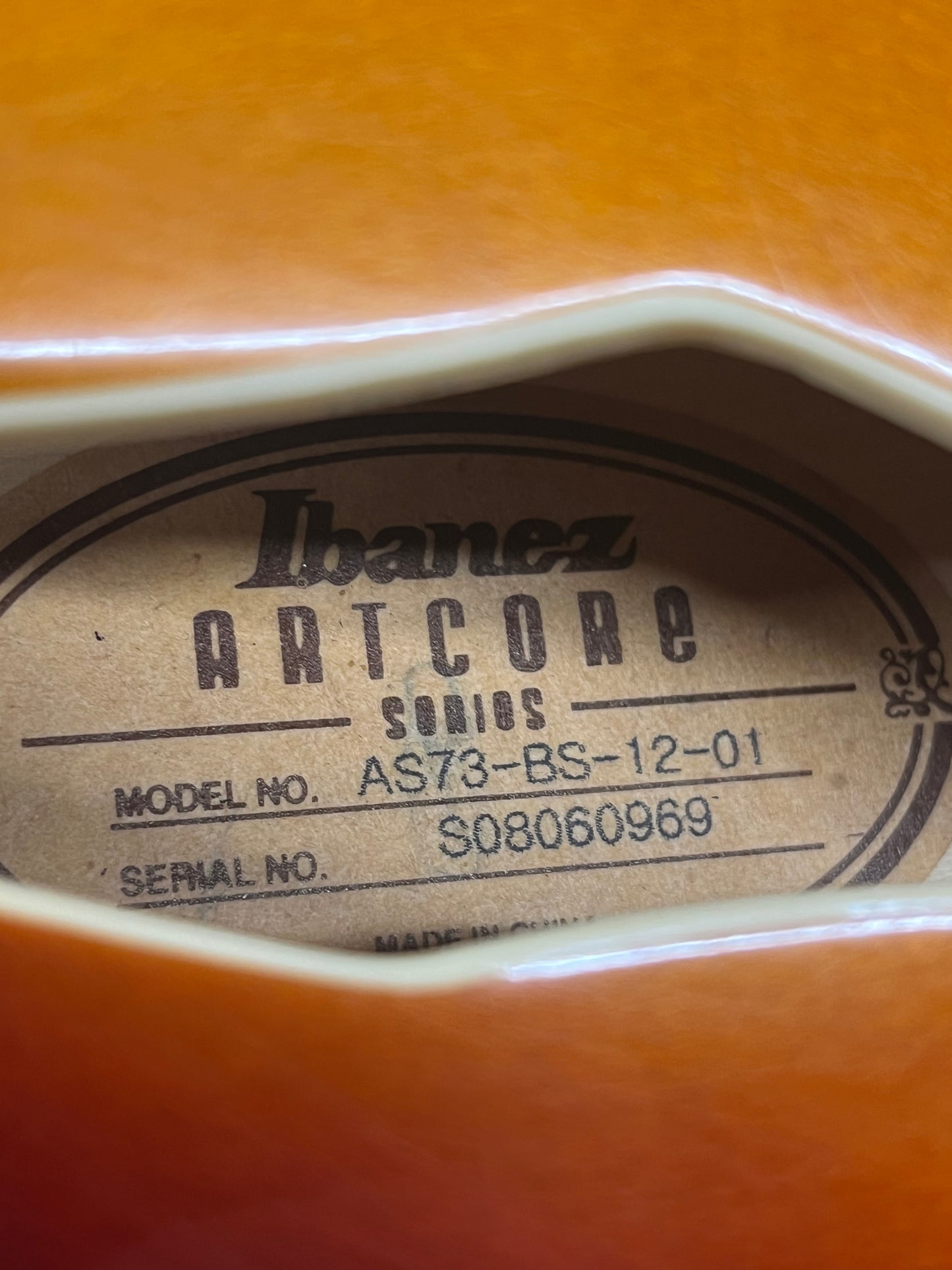 Ibanez Artcore Series AS73-BS Semi-Hollow Body Electric Guitar