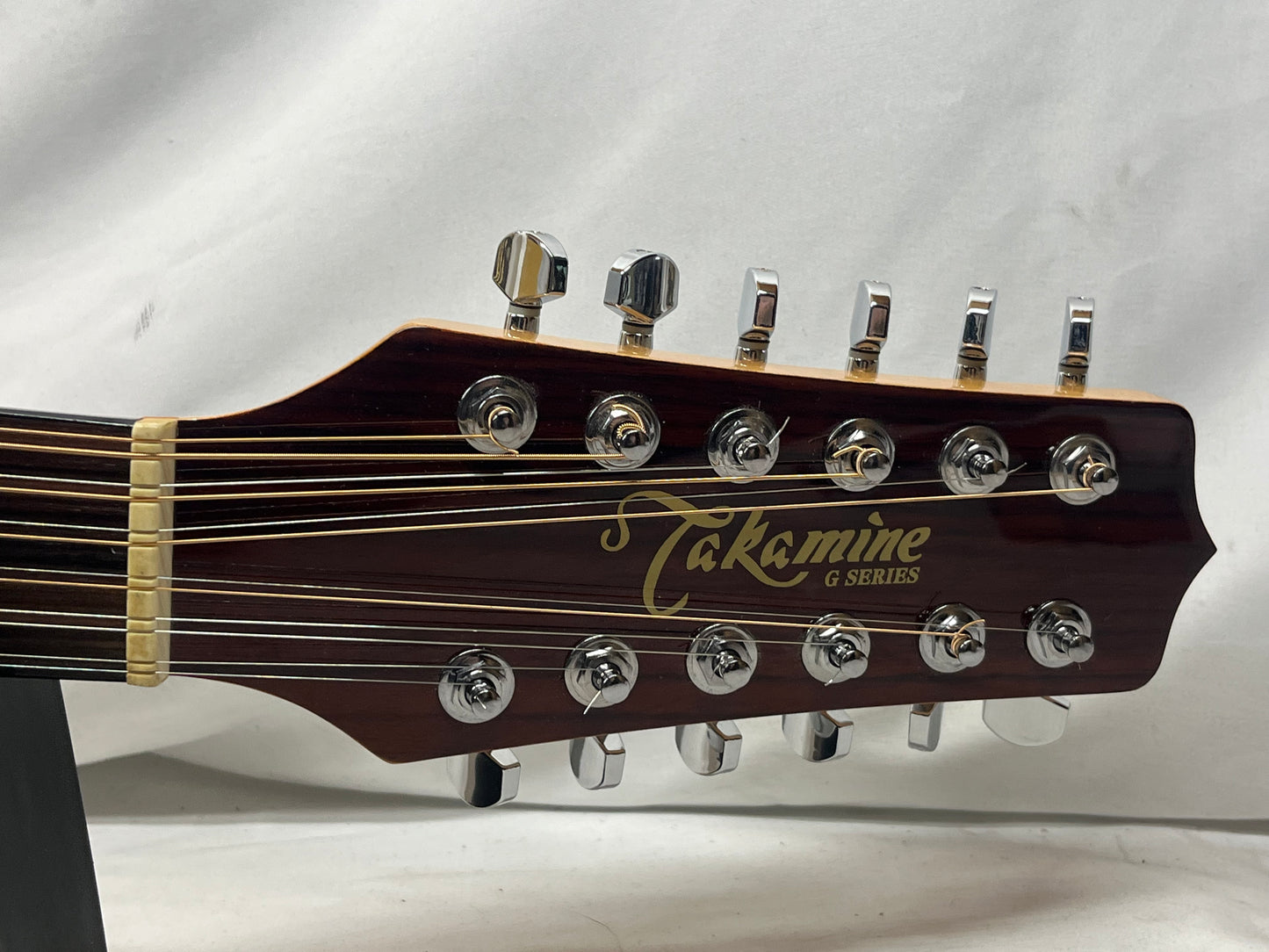 Takamine EG523SC-12 12-String Acoustic Electric Guitar - Crack in the Back