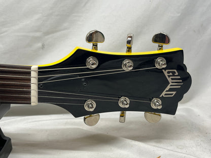 Guild Polara Doublecut HH Electric Guitar - Voltage Yellow