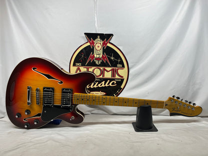 Fender Starcaster Semi-Hollow Body Electric Guitar - Aged Cherry Burst