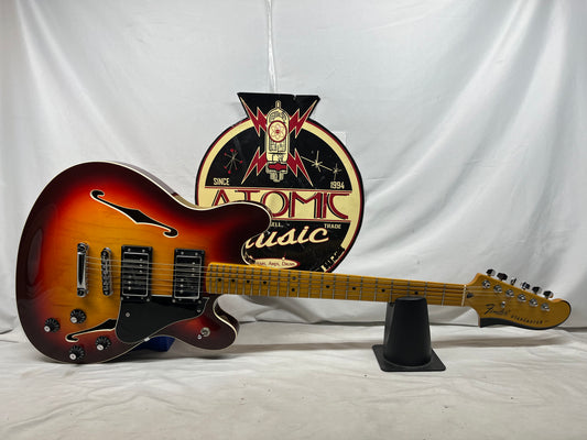 Fender Starcaster Semi-Hollow Body Electric Guitar - Aged Cherry Burst