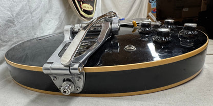 Gibson ESDPA335 esdpa 335 ES-335 Dot Fat Neck Semi-Hollowbody Guitar with Case - modified - Ebony / Black