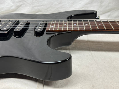 Hamer USA Chaparral Guitar with Case - Black - headstock repaired!