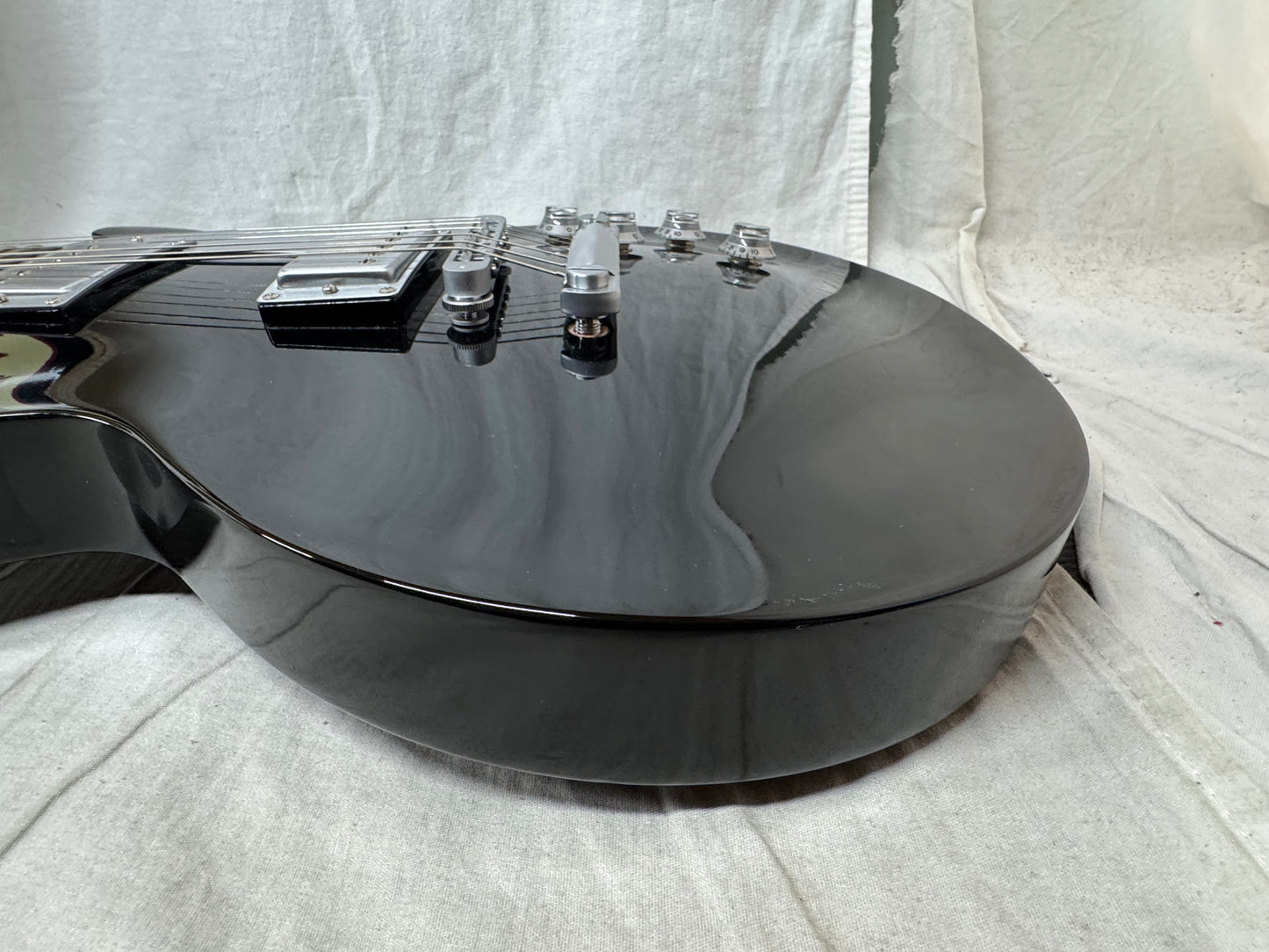 Gibson LPSTHECH1 Limited Edition Les Paul Studio Platinum Guitar with Case 2003 - Ebony / Black