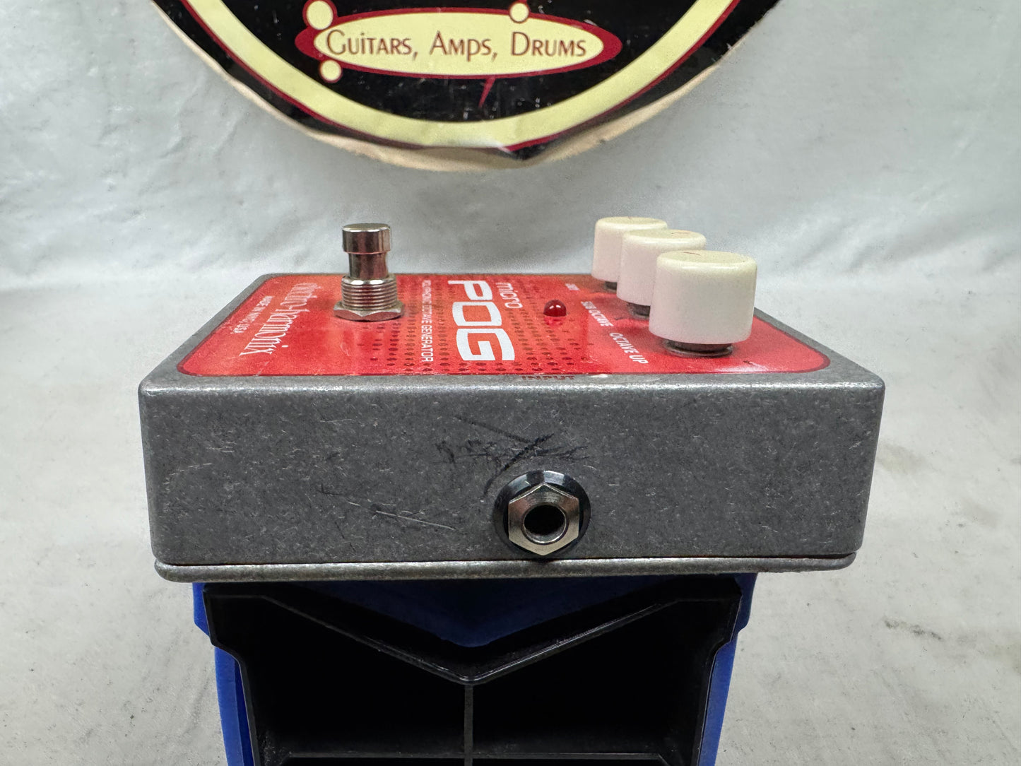Electro-Harmonix Micro POG p.o.g. Polyphonic Octave Generator Pitch Shifter Harmonizer Pedal