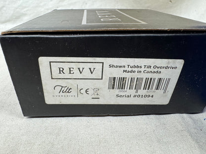REVV Shawn Tubbs Tilt Overdrive Pedal with Box