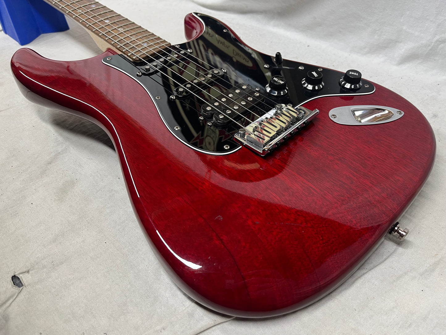 Fender American Select Stratocaster Strat HSS - Crimson Red Electric Guitar