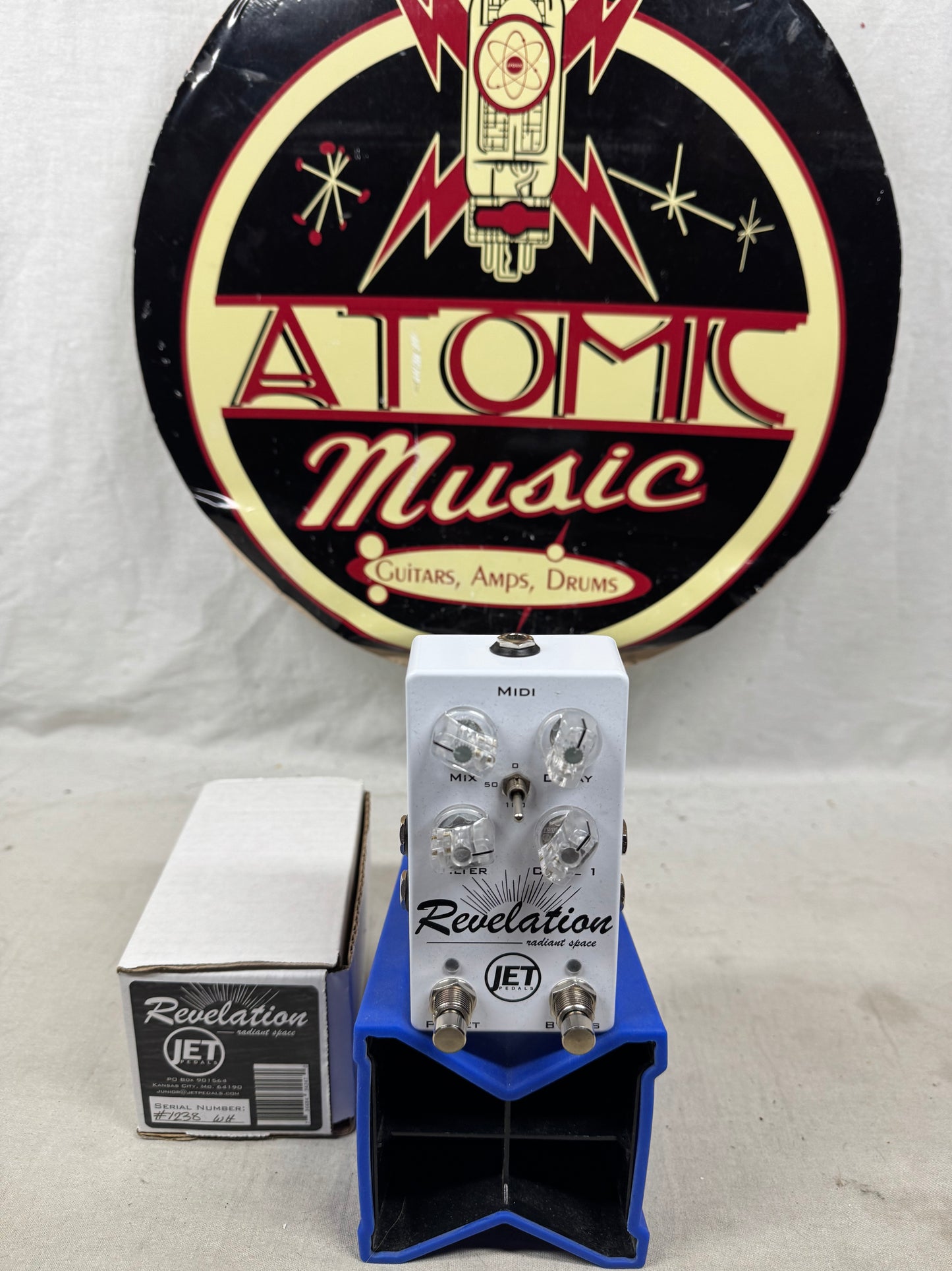 Jet Pedals Revelation Radiant Space v3 Reverb Pedal with Box