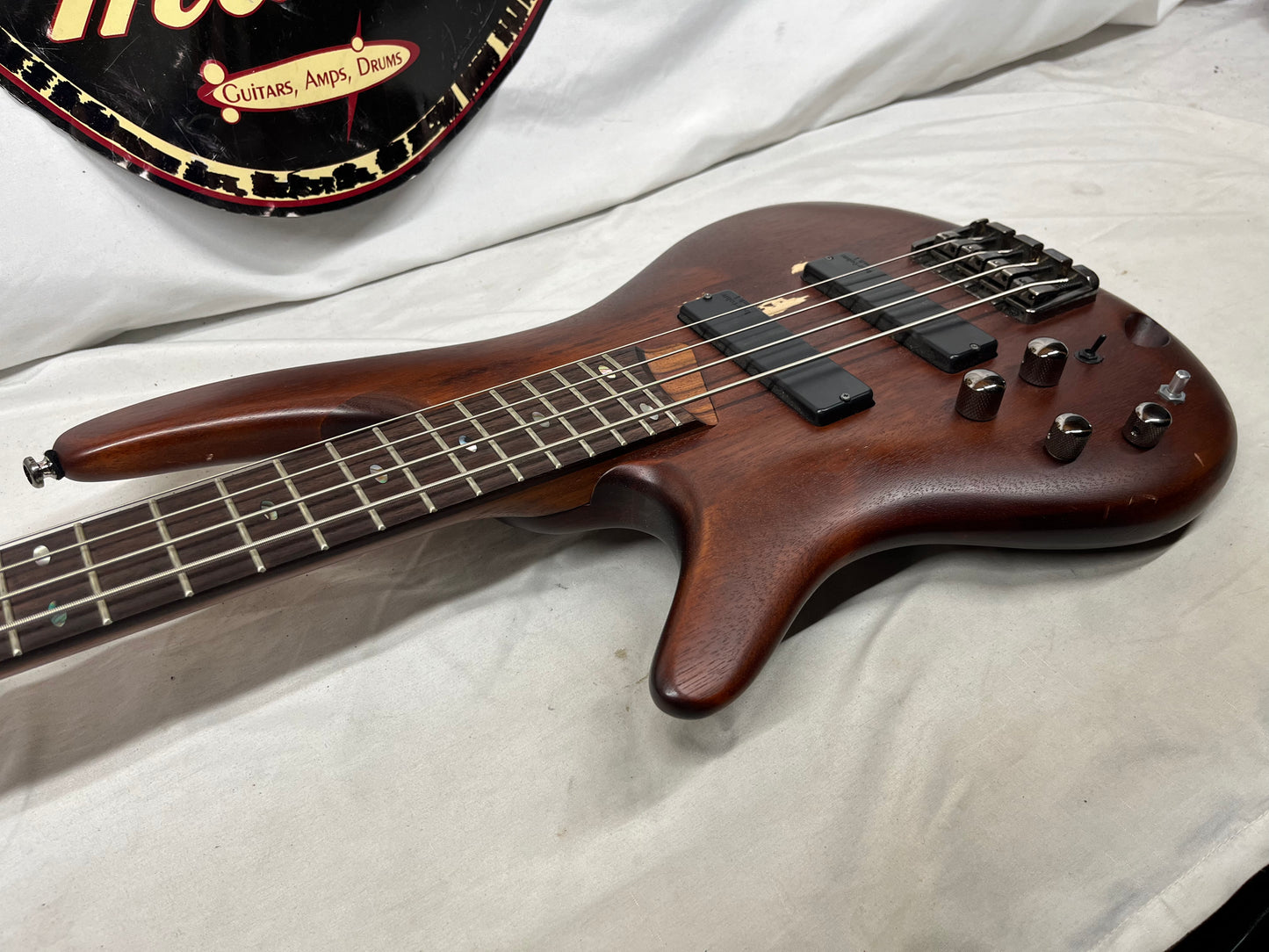 Ibanez Soundgear SR500L Left-Handed Lefty *Strung for Right-Handed Playing* Doublecut 4-String Electric Bass